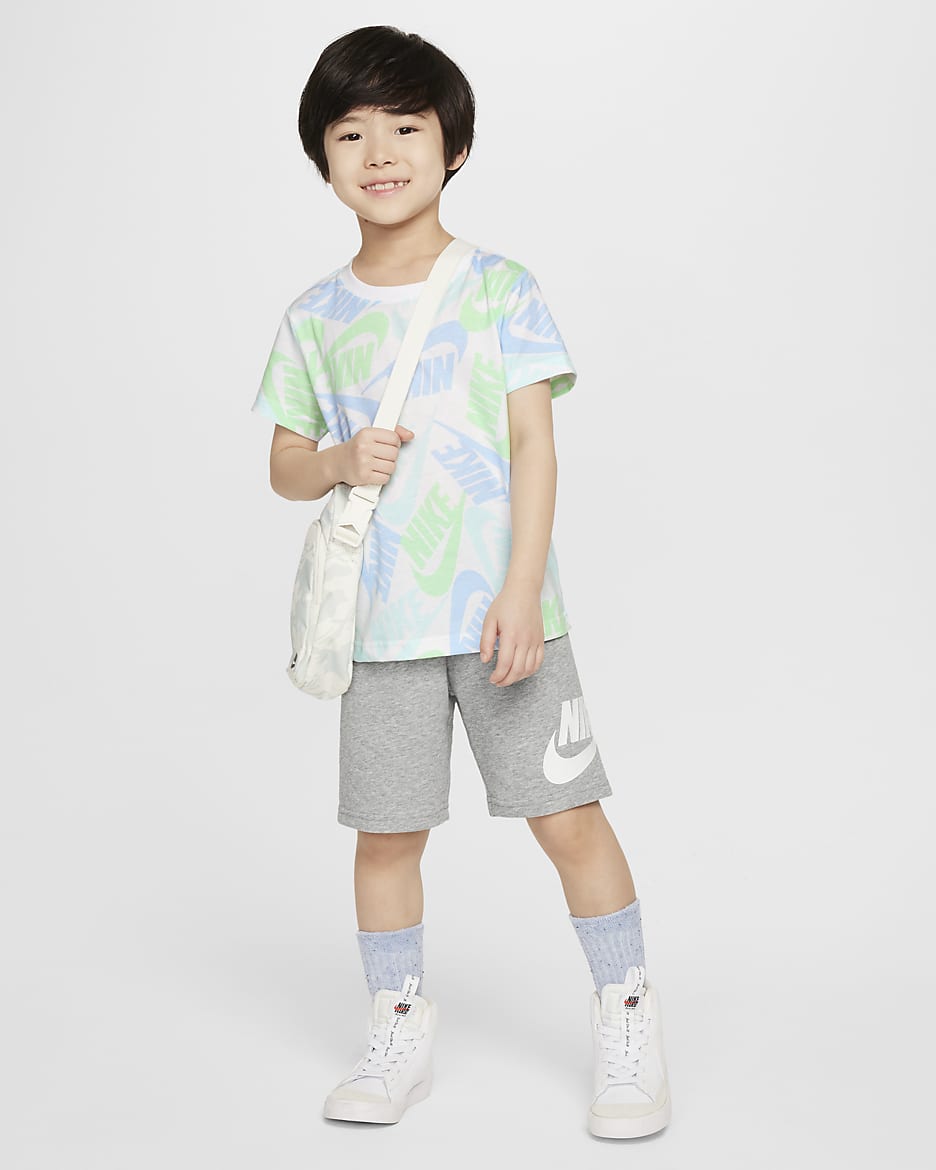 Nike Sportswear Little Kids T Shirt and Shorts Set